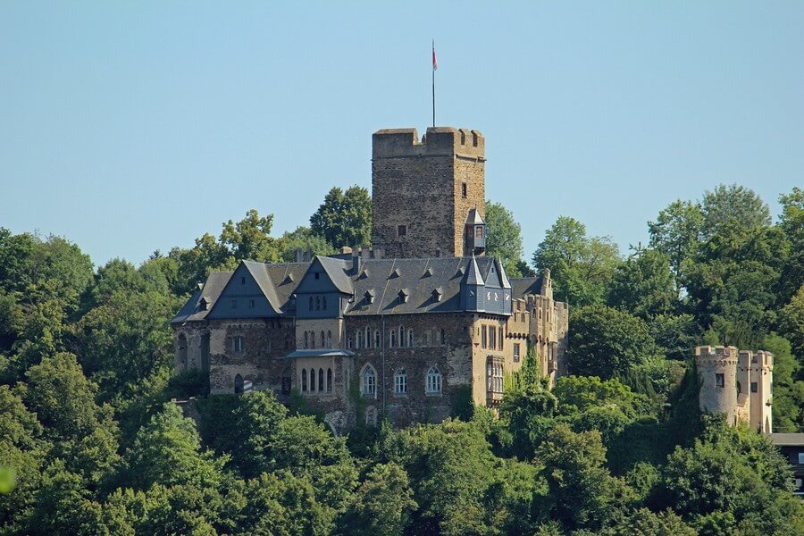 Фото: Замок Ланек (Burg Lahneck), Lahnstein