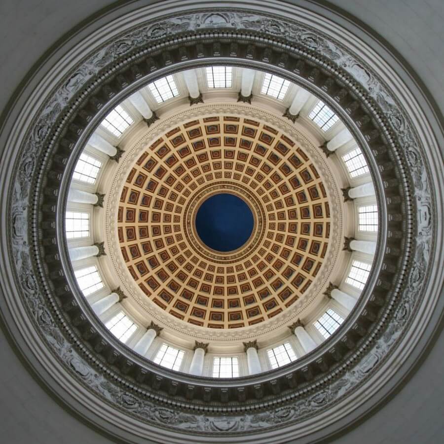 фото: Купол Капитолия изнутри