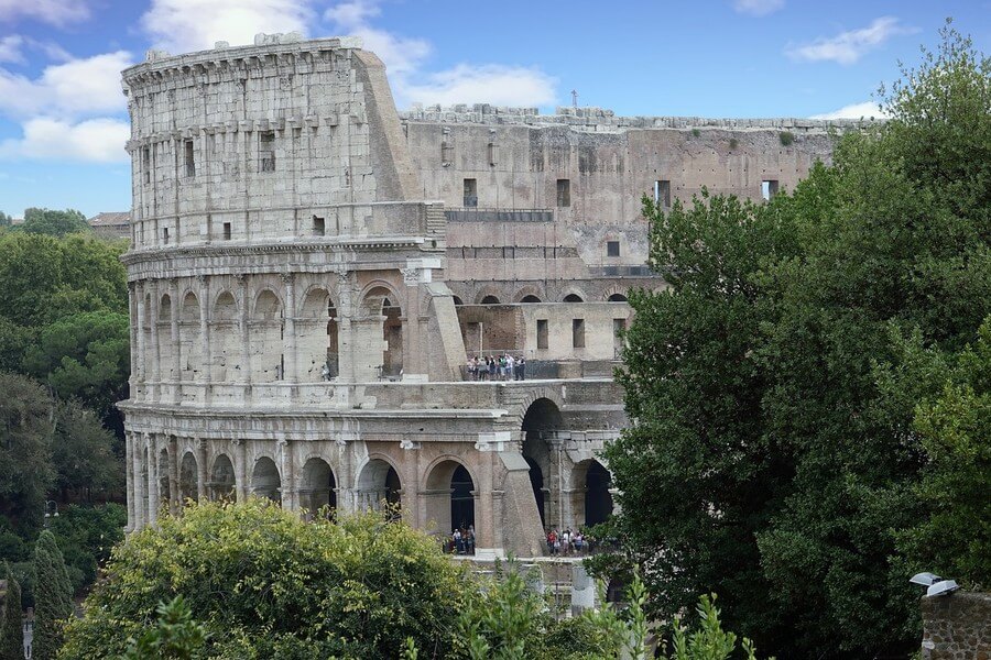 Фото: Вид на римский колизей