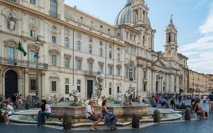 Фото: Палаццо Памфили (Palazzo Pamphilj) на Пьяцца Навона