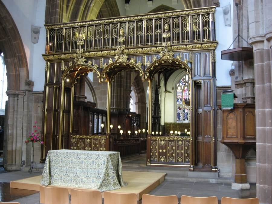Фото: Лестерский собор внутри (Leicester Cathedral)