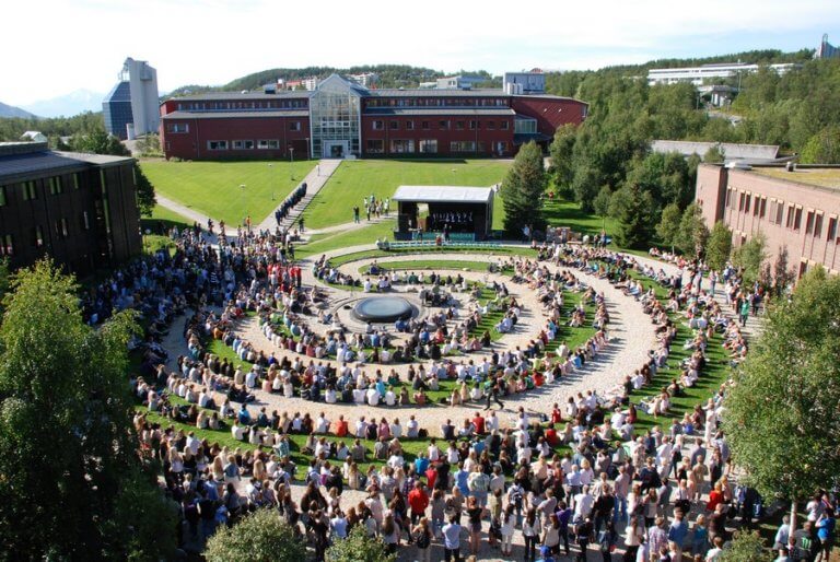 Город Тромсе в Норвегии