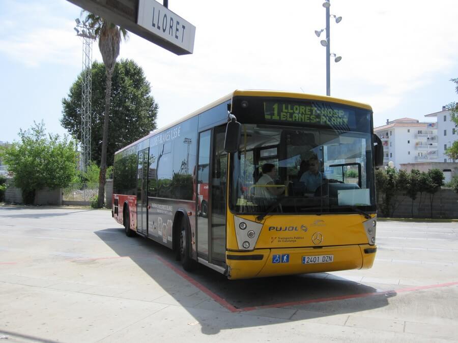 Фото: Автобус Ллорет-де-Мар – Бланес