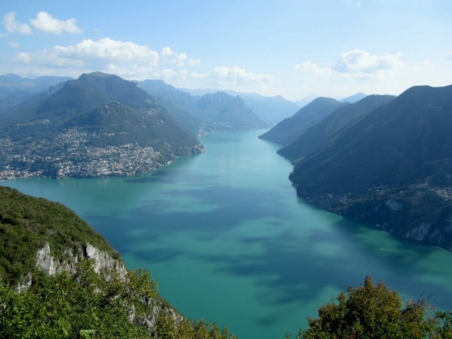 Фото: Озеро Лугано (Lago di Lugano), Италия