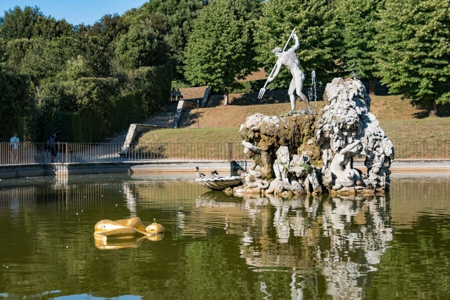 Фото: Фонтану Нептун в садах Боболи (Giardino di Boboli), Флоренция