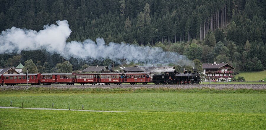 Фото: Паровой поезд в Циллертале (Zillertalbahn steam train)