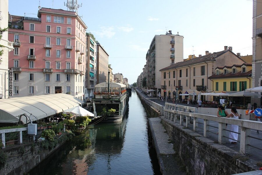 Фото: Сараи для лодок в Навильи (Navigli), Милан