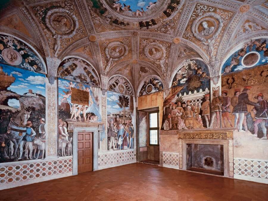 Фото: Комната новобрачных (Camera degli Sposi) в Герцогском дворце, Мантуя