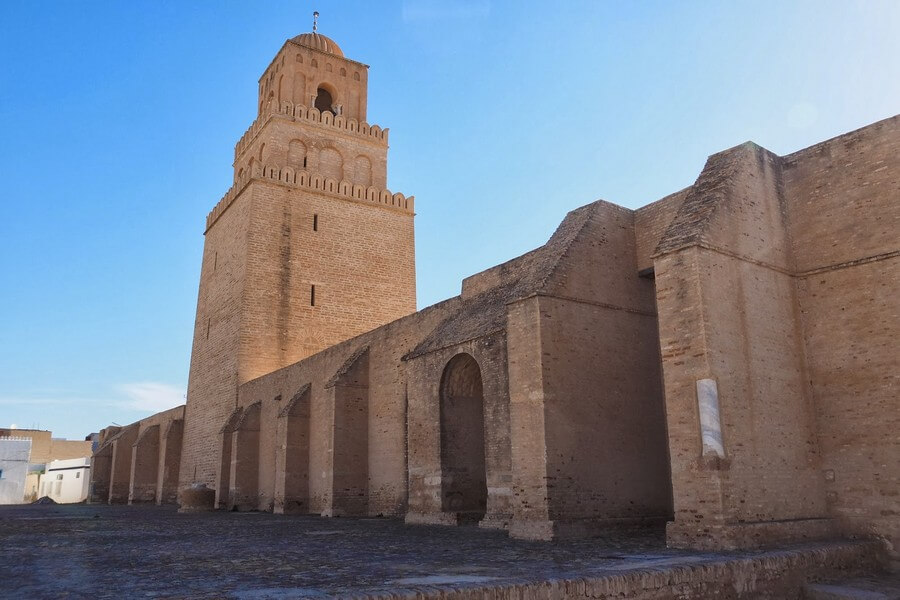Фото: Минарет мечети Сиди-Укба, Кайруан, Тунис
