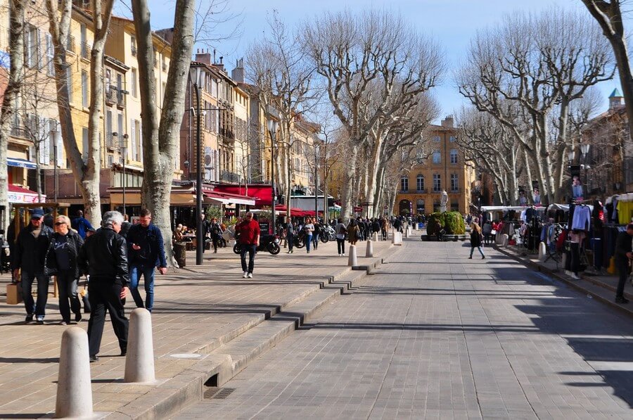 Фото: Бульвар Кур-Мирабо (Cours Mirabeau), Экс-ан-Прованс