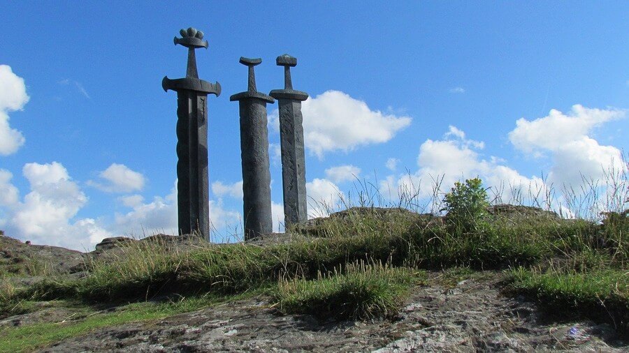 Фото: Каменные мечи (Swords in Rock), Ставангер