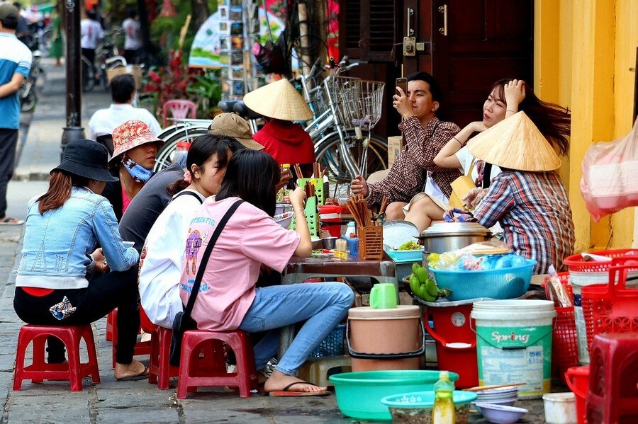 Фото: Уличное кафе, Вьетнам