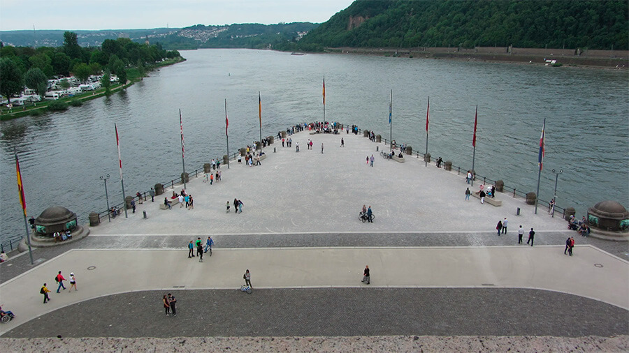 Фото: Немецкий Угол (Deutsches Eck), Кобленц