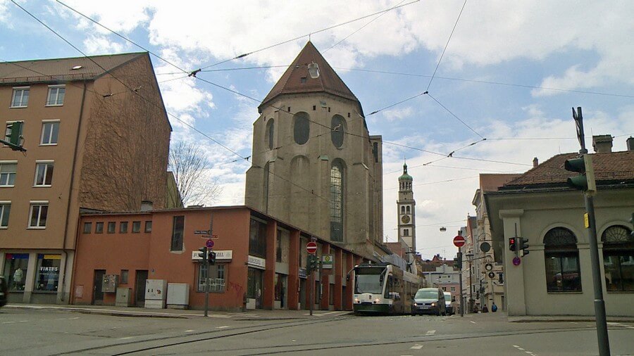 Фото: Барфюссеркирхе (Barfüßerkirche), Аугсбург
